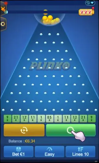 Gioca a Plinko nell'app mobile del casinò. Gioca a Plinko nell'app mobile del casinò.